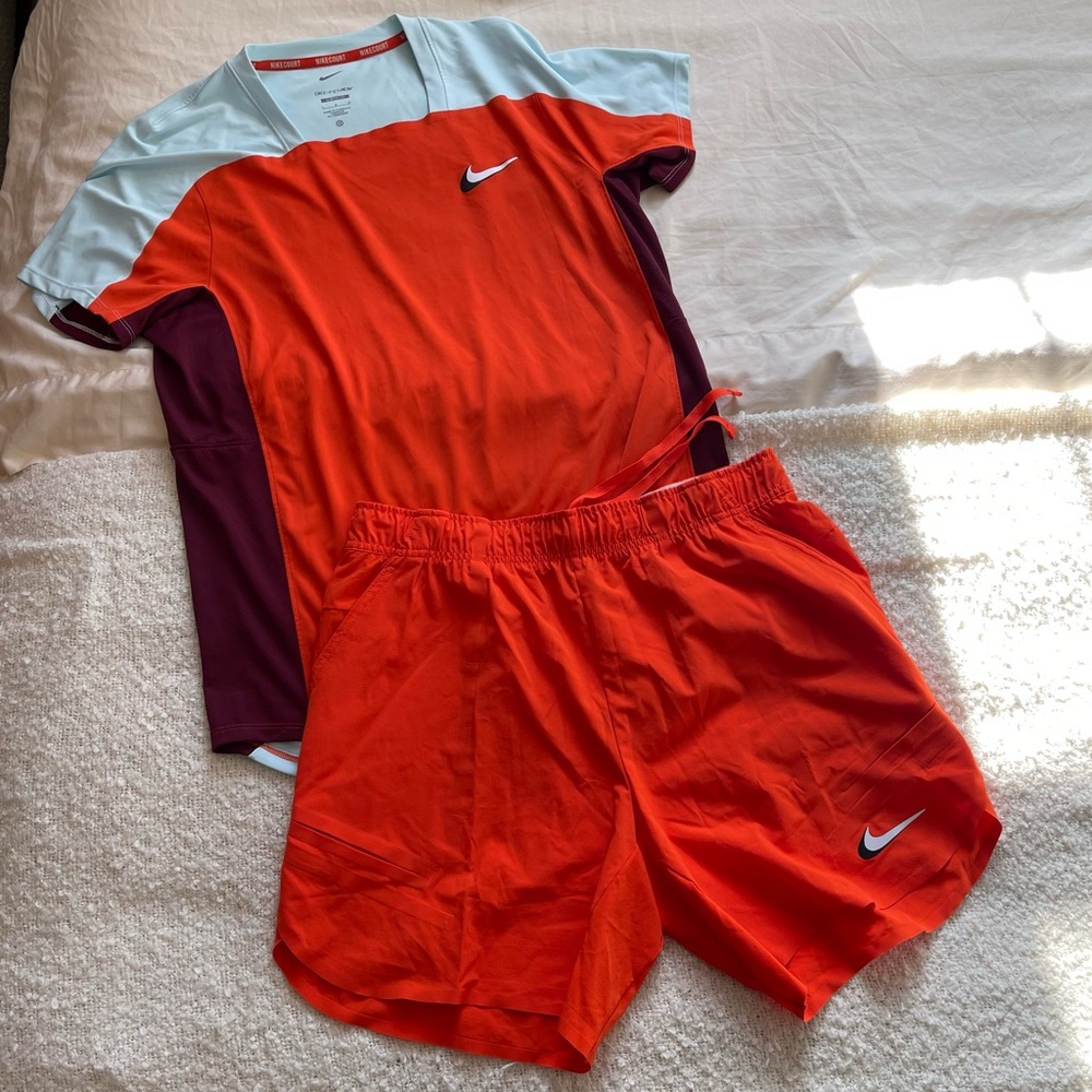 Carlos Alcaraz - Frances Tiafoe Nike Dri-Fit Advantage Tennis Shirt/Shorts